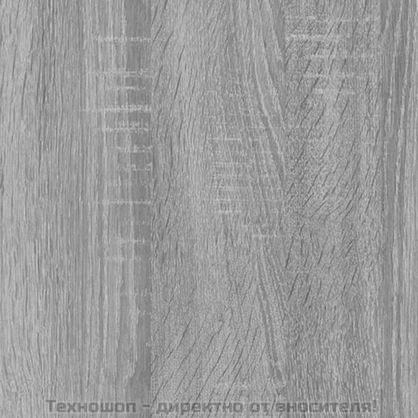 Шкаф за баня, сив сонома, 30x30x95 см, инженерно дърво