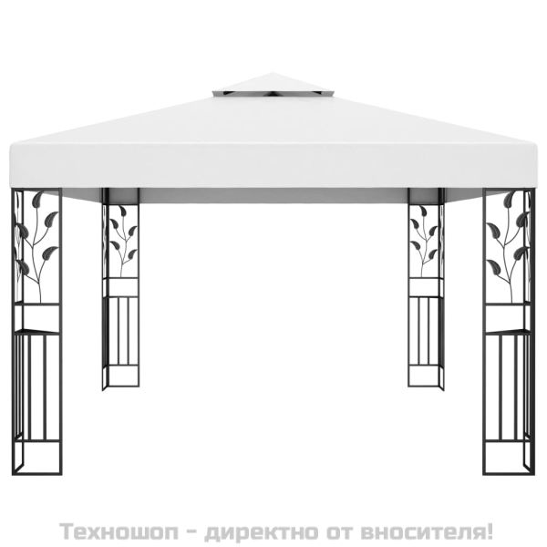 Шатра с двоен покрив, 3х4 м, бяла
