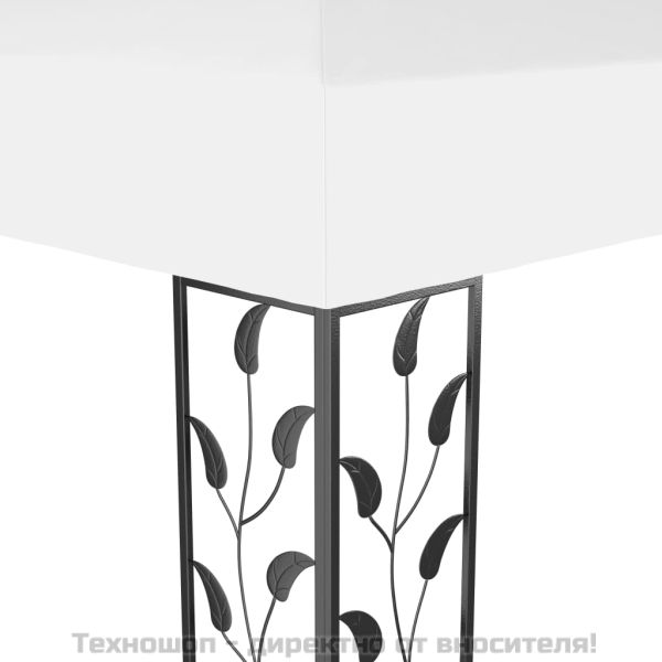 Шатра с двоен покрив, 3х4 м, бяла