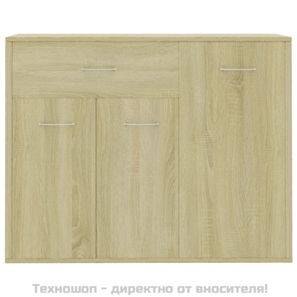 Бюфет, дъб сонома, 88x30x70 см, инженерно дърво