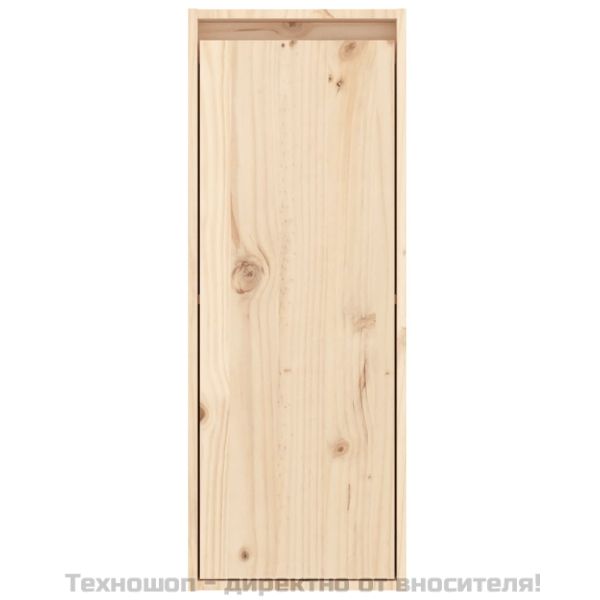 Стенни шкафове, 2 бр, 30x30x80 см, бор масив