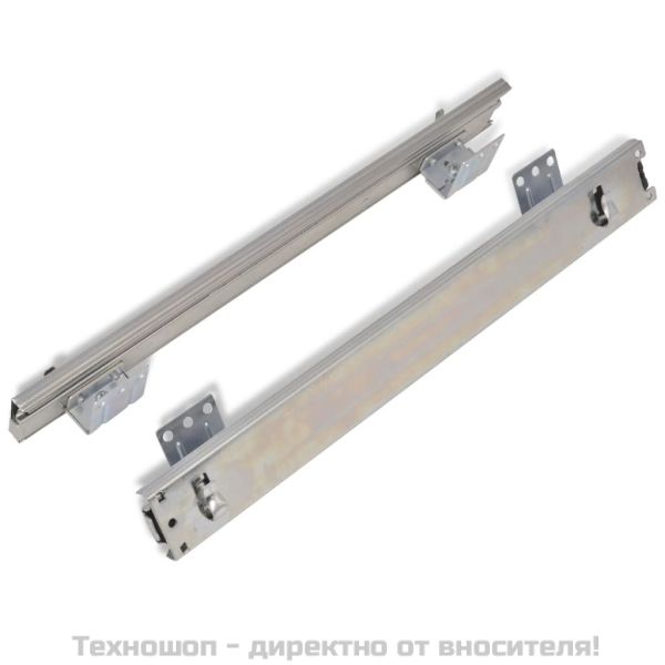 Телени кошници, плъзгащи се, 2 бр, сребристи, 500 мм