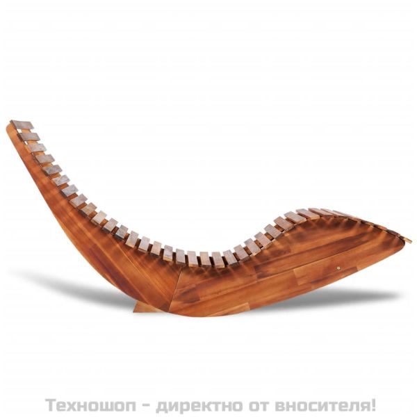 Люлеещ се шезлонг, акациево дърво