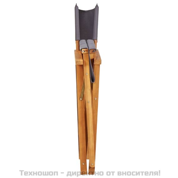 Режисьорски столове, 2 бр, акациево дърво масив