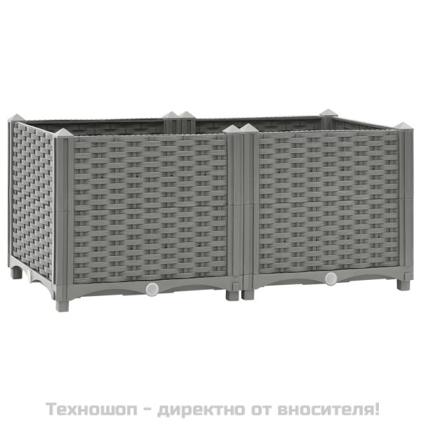 Повдигната леха, 80x40x38 см, полипропилен
