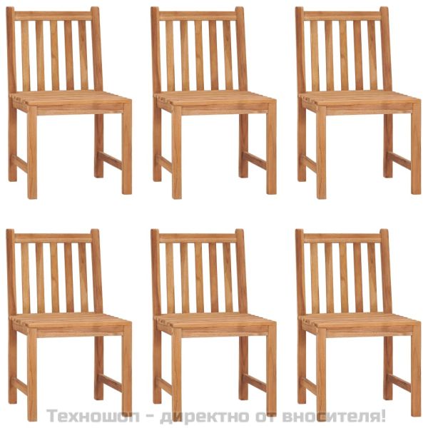 Градински комплект за хранене, 7 части, 180x90 см, масивно тиково дърво