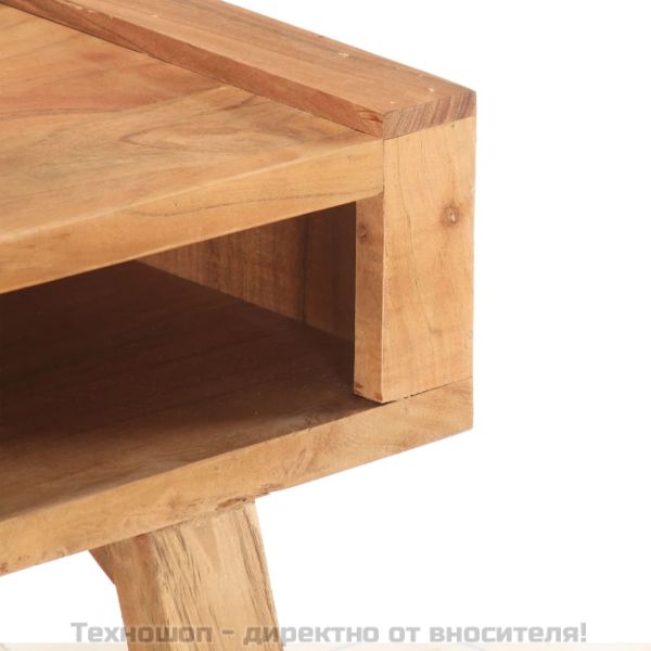 Маса за кафе, 100x50x45 см, акациево дърво масив