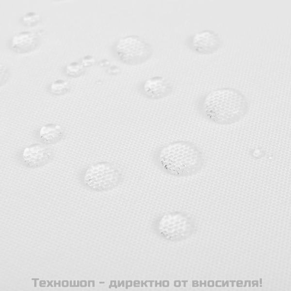 Покривки за маса, бели, 5 бр, 100 x 100 см