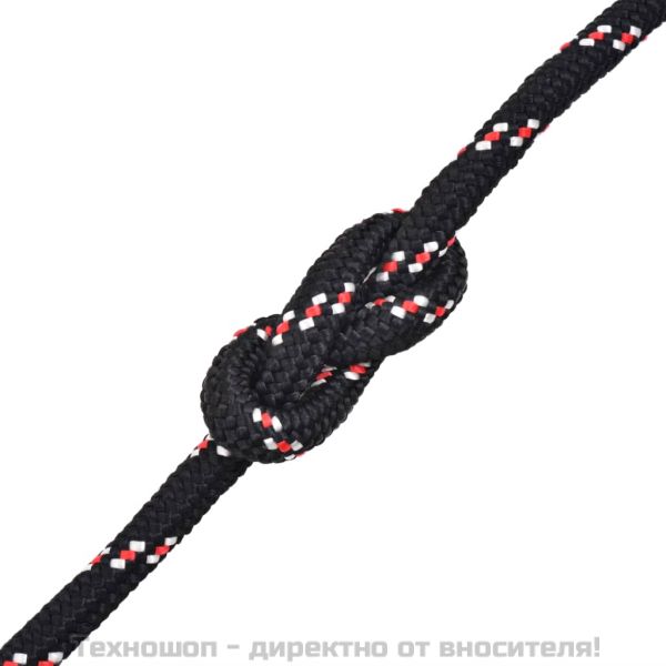 Морско въже, полипропилен, 16 мм, 250 м, черно