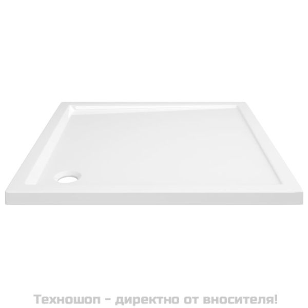 Квадратно ABS душ корито, бяло, 80x80 см