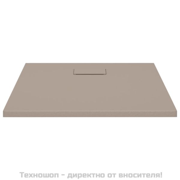 Душ корито, SMC, кафяво, 90x90 см