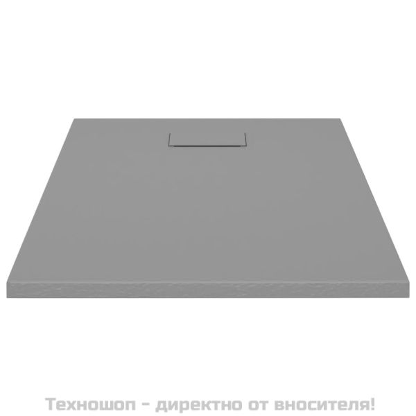 Душ корито, SMC, сиво, 100x70 см