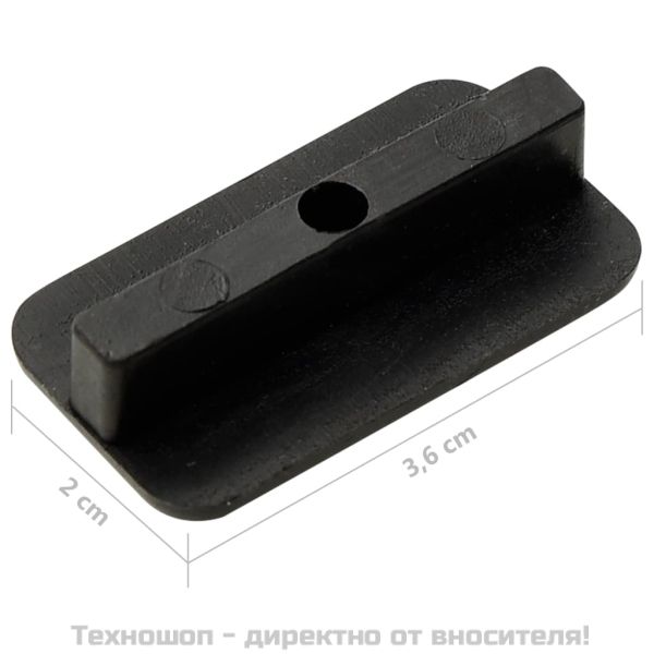 Клипсове за декинг с винтове, 200 бр, пластмаса и инокс 304