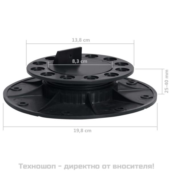 Регулируеми крачета за декинг 10 бр 25-40 мм