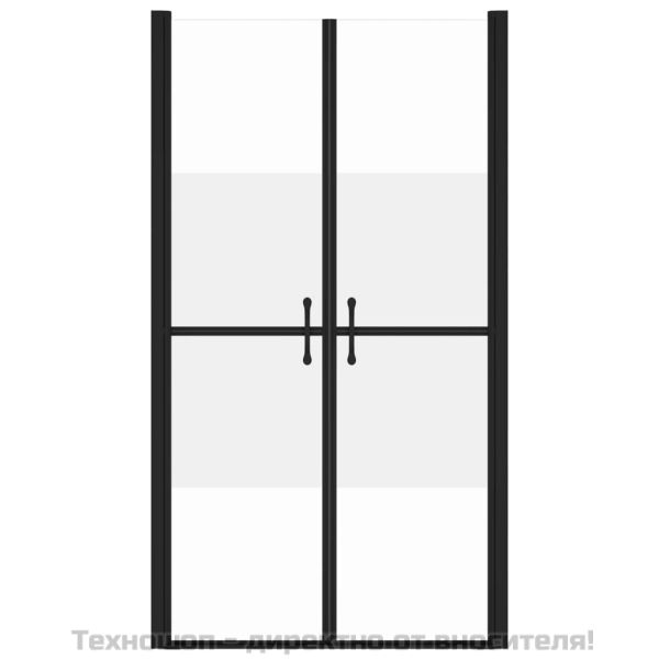 Врата за душ, полуматирано ESG стъкло, (93-96)x190 см