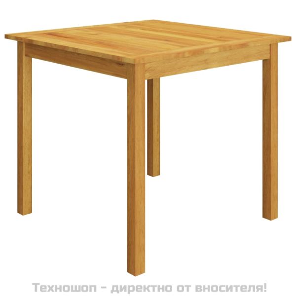 Градински трапезен комплект, 3 части, сив