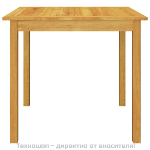 Градински трапезен комплект, 3 части, сив