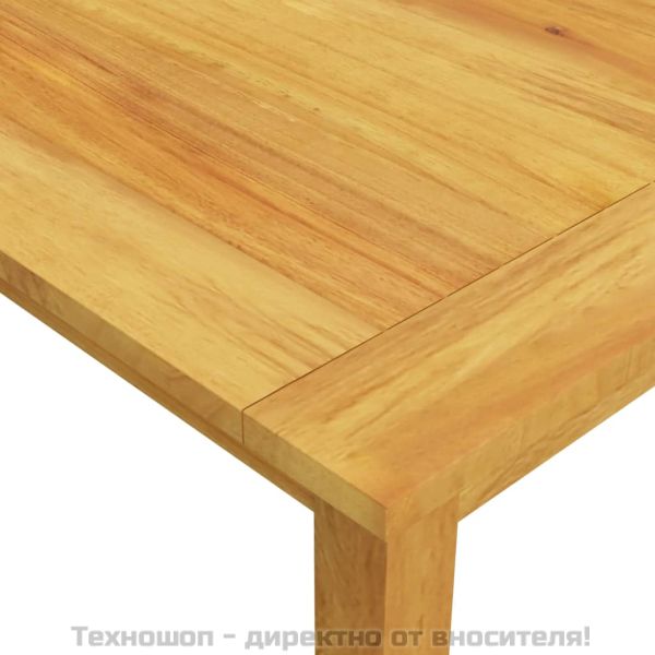 Градински трапезен комплект, 7 части, черен