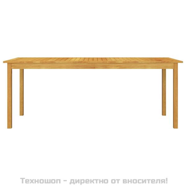 Градински трапезен комплект, 9 части, черен