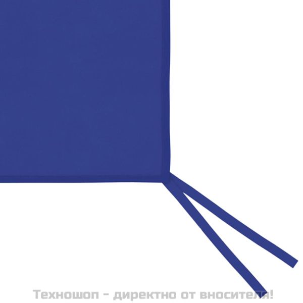 Стени за шатри с прозорци, 2 бр, сини