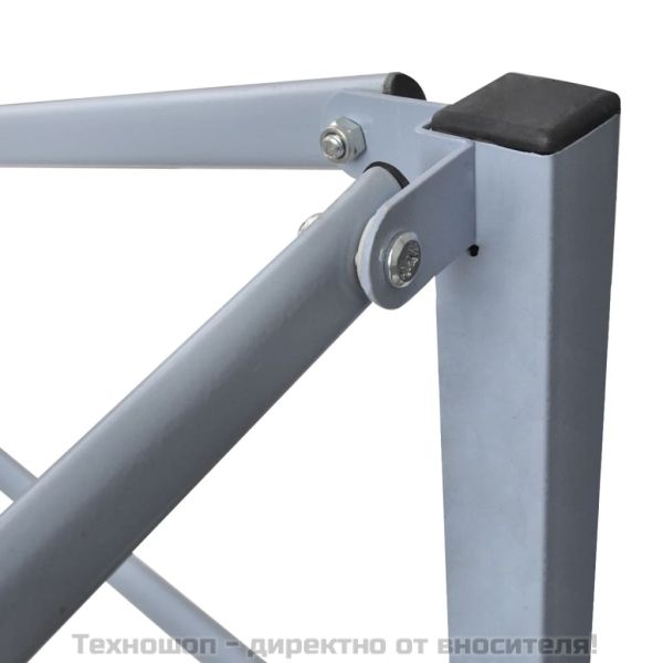 Сгъваема шатра с 2 стени, 3x3 м, зелена