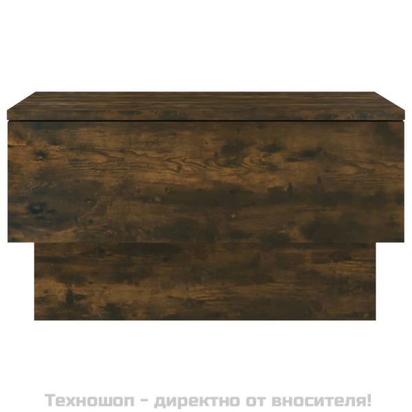 Нощно шкафче за стенен монтаж, опушен дъб