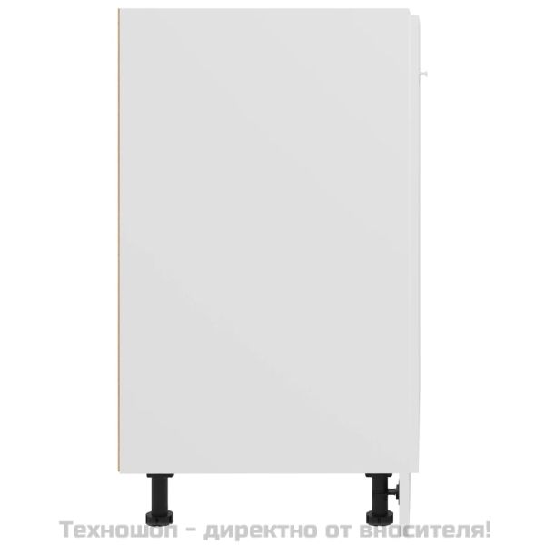 Долен шкаф "Lyon", бял, 60x46x81,5 см, инженерно дърво