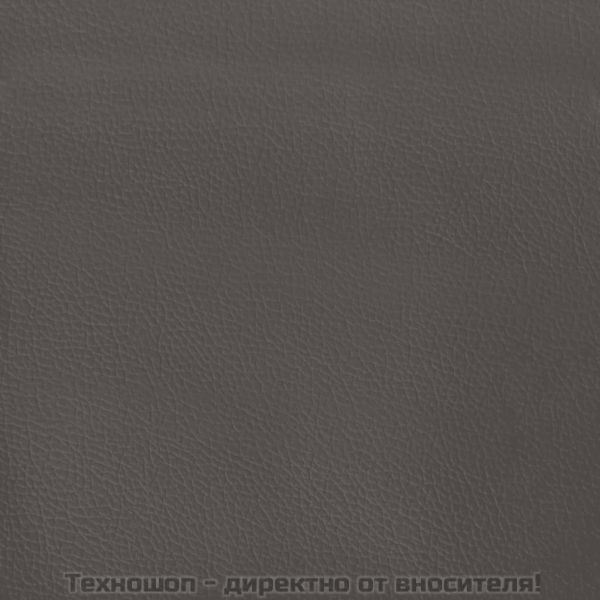 Матрак с покет пружини средна твърдост сив 120x200x20 см изкуствена кожа