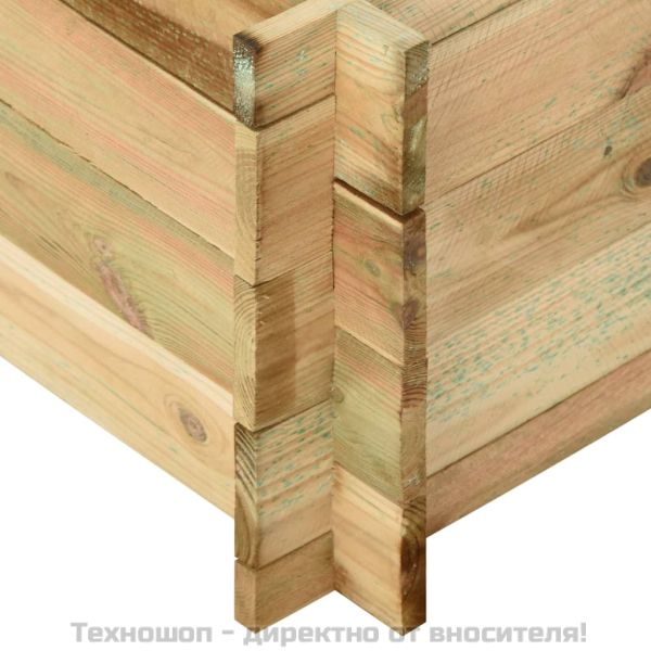 Повдигната леха за разсад, импрегниран бор, 197x100x40 см