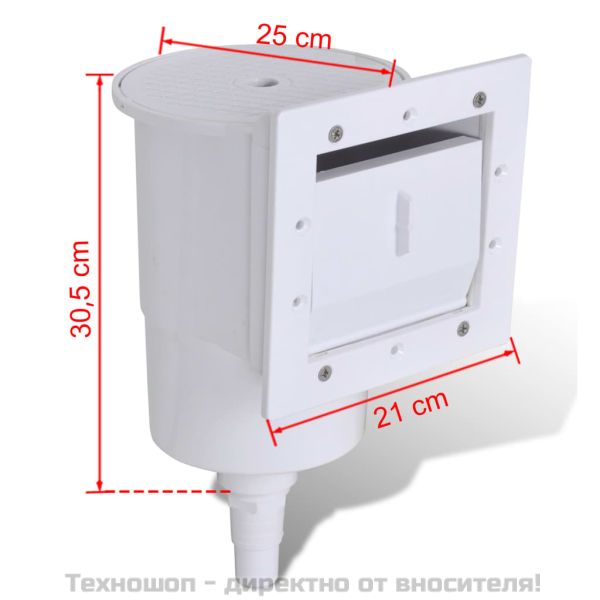 Скимер за басейн, 8 части, 21x25x30,5 см