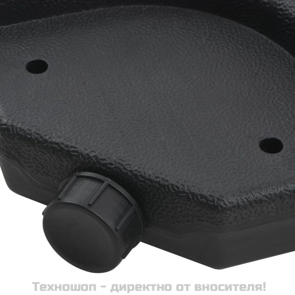 Градински чадър, с преносима основа, антрацит