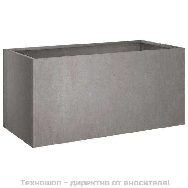 Кашпа, 62x30x29 см, кортенова стомана