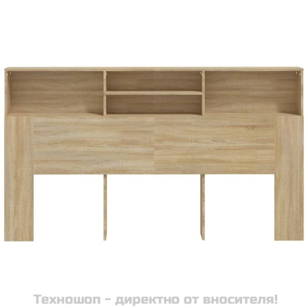 Табла за легло тип шкаф, дъб сонома, 180x19x103,5 см
