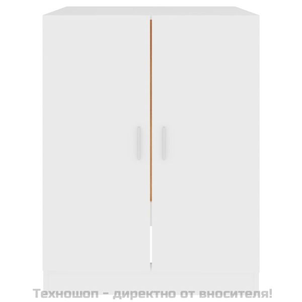 Шкаф за пералня, бял, 71x71,5x91,5 см