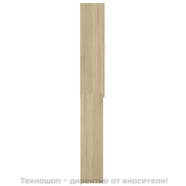 Шкаф за пералня, дъб сонома, 64x25,5x190 см