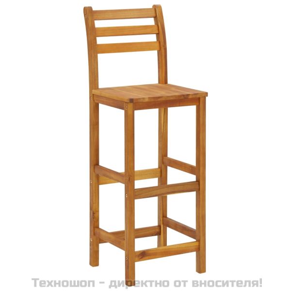 Градински бар комплект от 3 части, акация масив