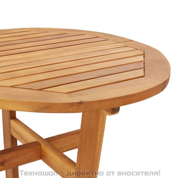 Градински бар комплект от 3 части, акация масив