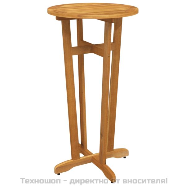 Градински бар комплект от 5 части, акация масив