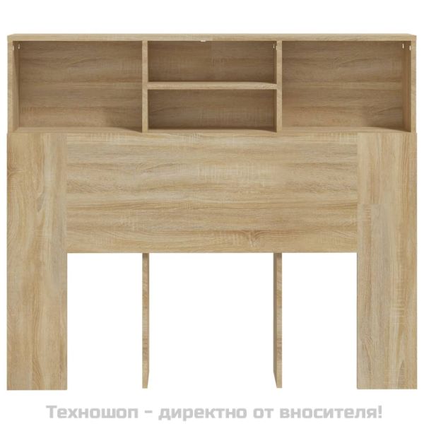 Табла за легло тип шкаф, дъб сонома, 120x19x103,5 см
