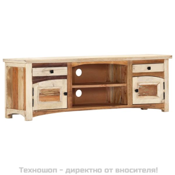 ТВ шкаф, 120x30x40 cм, регенерирано дърво масив