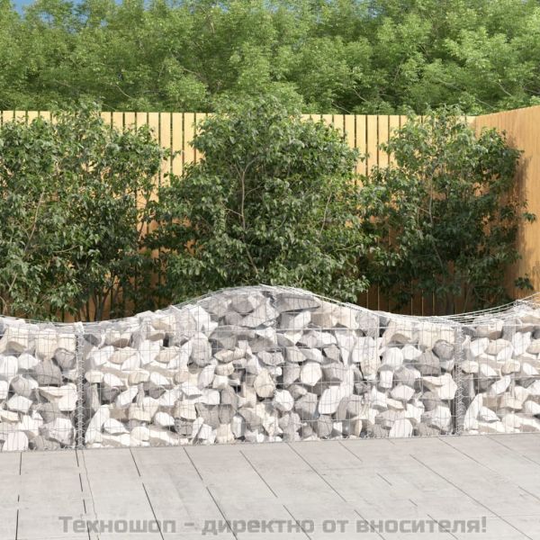 Габионни кошници арка 8 бр 200x50x60/80 см поцинковано желязо