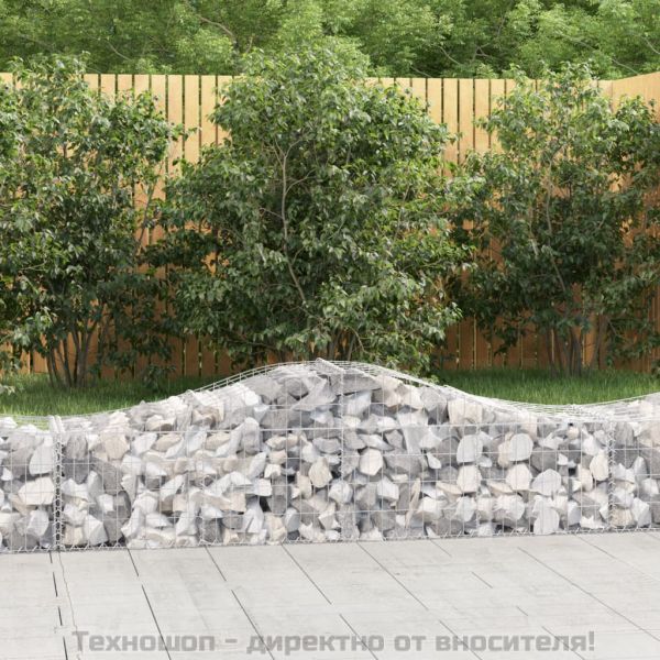 Габионни кошници арка 14 бр 200x50x40/60 см поцинковано желязо