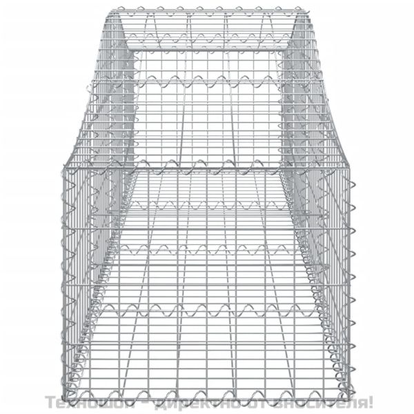 Габионни кошници арка 12 бр 200x50x40/60 см поцинковано желязо