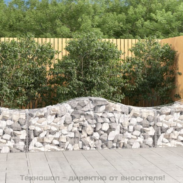 Габионни кошници арка 5 бр 200x50x60/80 см поцинковано желязо