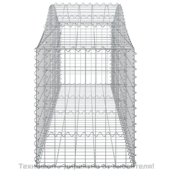 Габионни кошници арка 5 бр 200x50x60/80 см поцинковано желязо