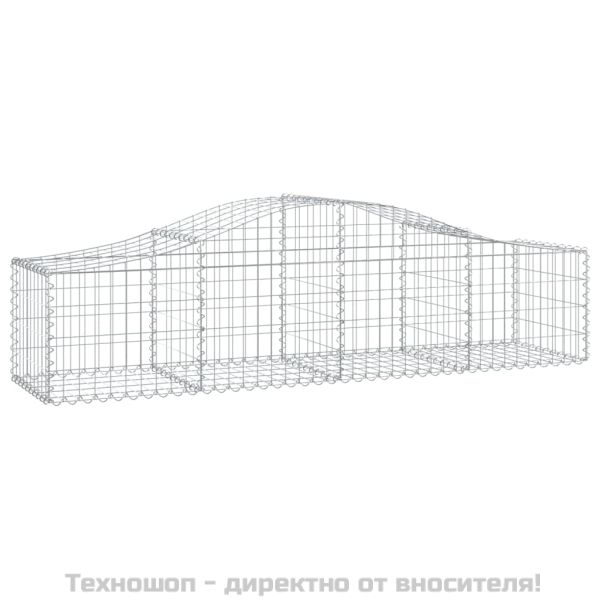 Габионни кошници арка 18 бр 200x50x40/60 см поцинковано желязо