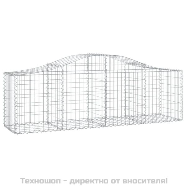 Габионни кошници арка 9 бр 200x50x60/80 см поцинковано желязо