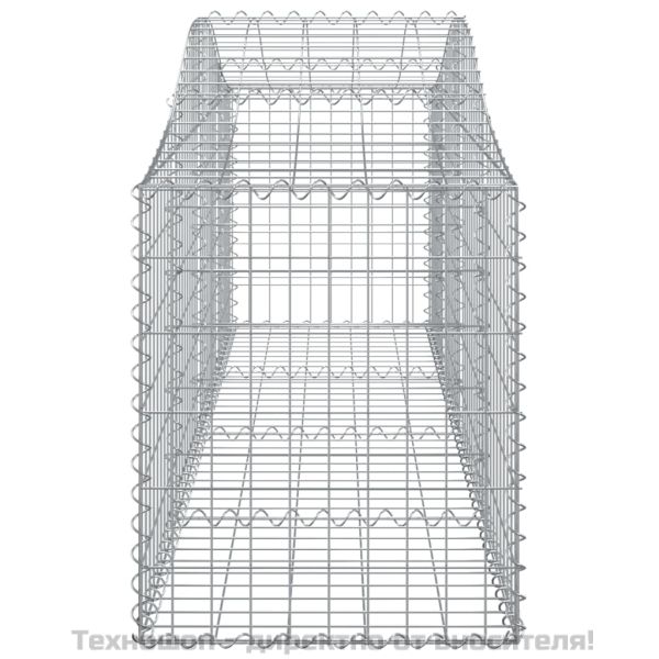 Габионни кошници арка 15 бр 200x50x60/80 см поцинковано желязо