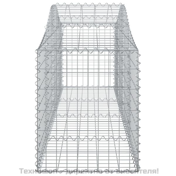 Габионни кошници арка 4 бр 200x50x60/80 см поцинковано желязо