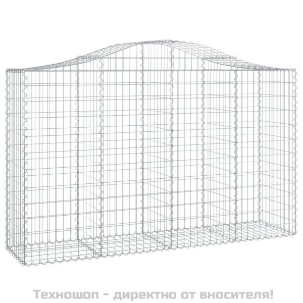Габионни кошници арка 11 бр 200x50x120/140см поцинковано желязо